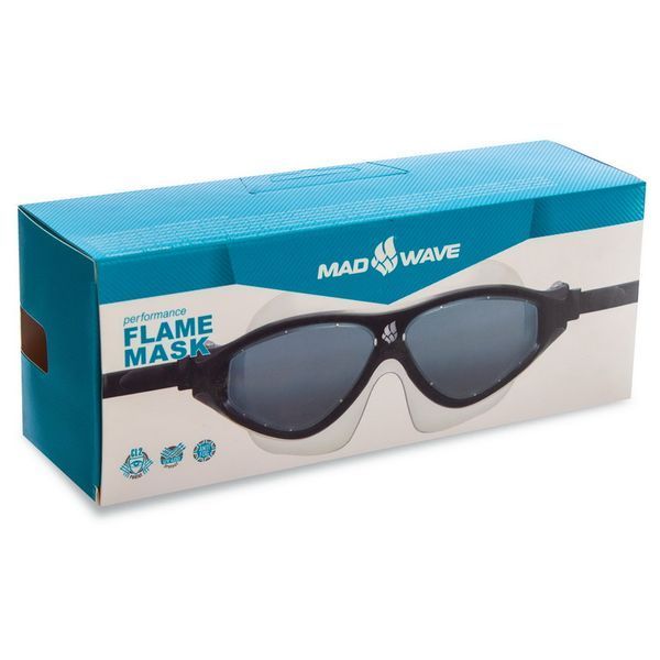 Очки-маска для плавания взрослые MadWave FLAME M046102 цвета в ассортименте M046102 фото