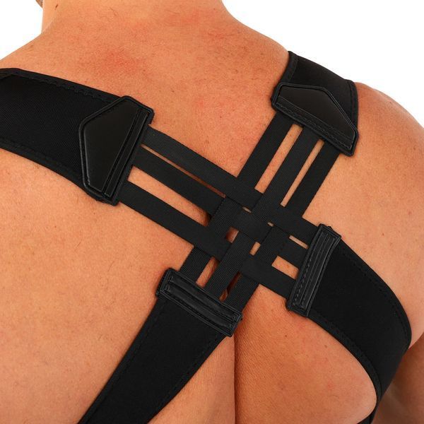 Корректор осанки для спины регулируемый MUTE STRAP SUPPORT 9040 черный 9040 фото