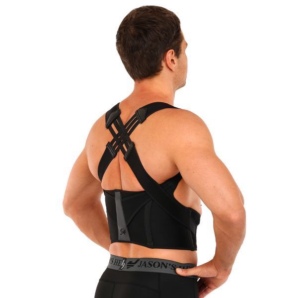 Корректор осанки для спины регулируемый MUTE STRAP SUPPORT 9040 черный 9040 фото