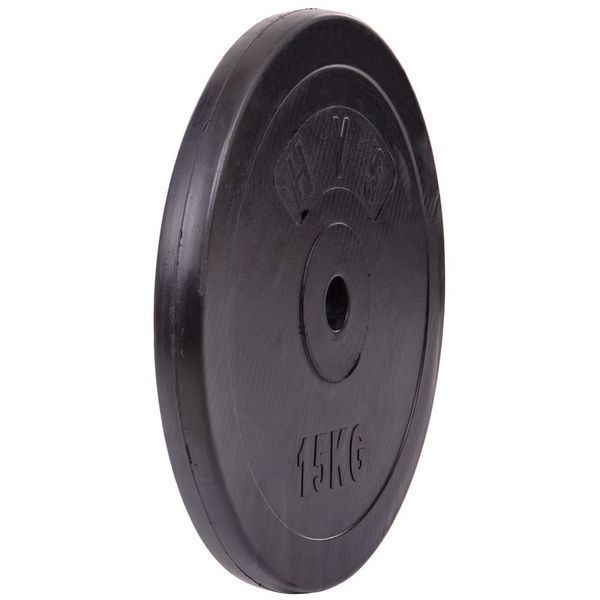 Блины диски обрезиненные SHUANG CAI SPORTS TA-1446-15S 30мм 15кг черный TA-1446-15S фото