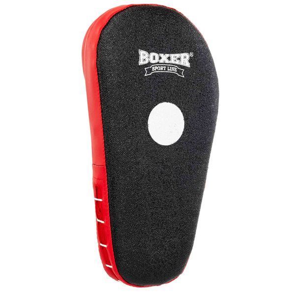 Лапа боксерська пряма подовжена тренувальна Кірза BOXER 2009-01 40х21х4,5см 2штуки кольори в асортименті 2009-01 фото