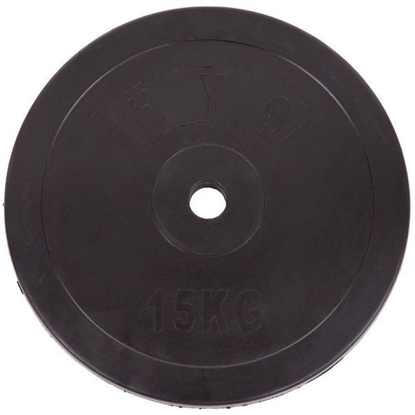 Блины диски обрезиненные SHUANG CAI SPORTS TA-1446-15S 30мм 15кг черный TA-1446-15S фото