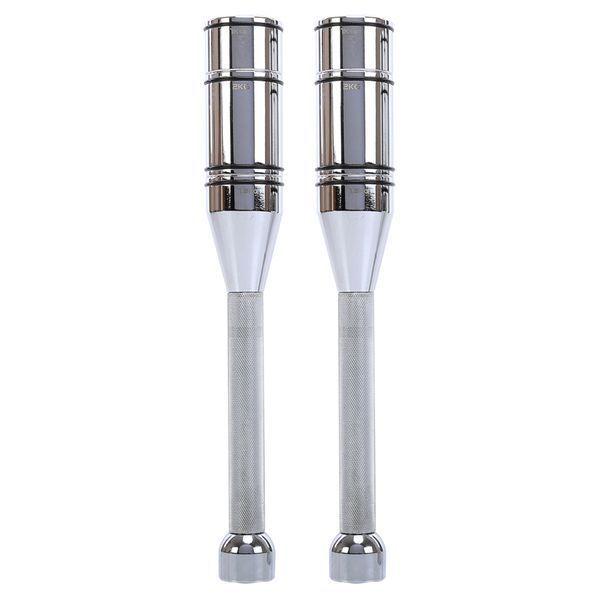 Бита стальная булава для кроссфита раздвижная Adjustable Macebell MDbuddy FI-2513 1шт вес 12кг хром FI-2513 фото