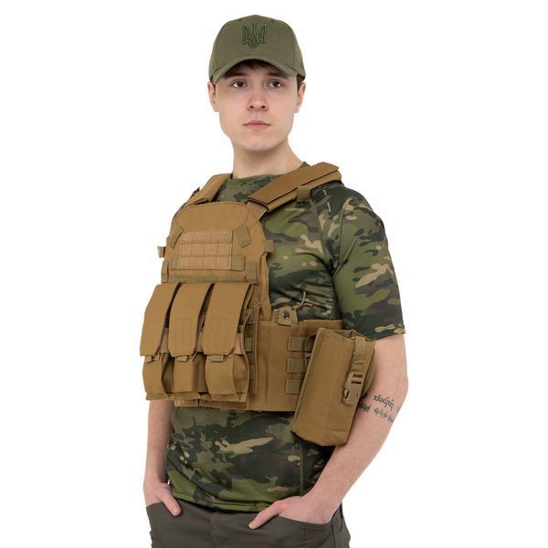 Разгрузочный жилет универсальный на 5 карманов Military Rangers ZK-9103 цвета в ассортименте ZK-9103 фото