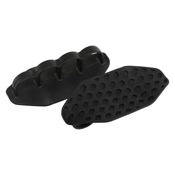 Накладки на ладони грипсы Gym Grips для силовых тренировок и турника нескользящие силиконовые SP-Sport TA-6742 2 шт черный TA-6742 фото