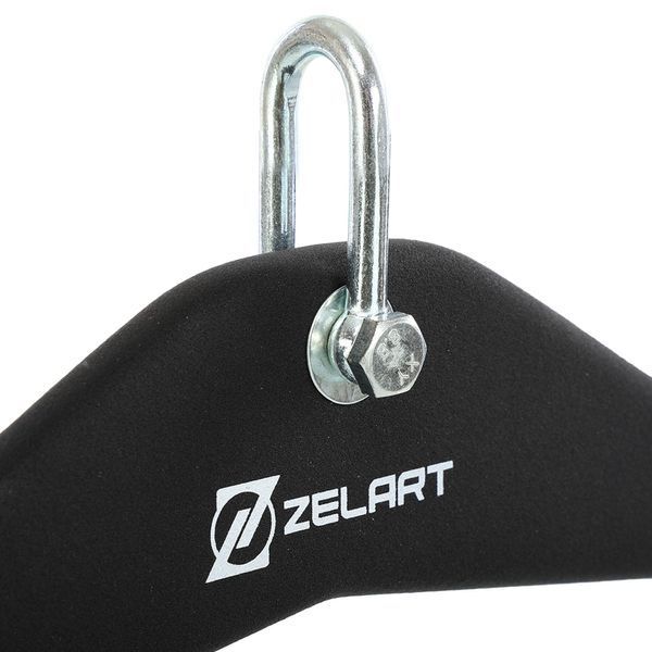 Рукоятка для тяги вниз з широким хватом Lat Pull Down Bar нековзне покриття Mdbuddy TA-5393 розмір 55х12х12см чорний TA-5393 фото