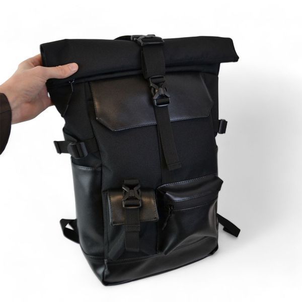 Рюкзак Rolltop мужской женский для путешествий и ноутбука, Ролтоп большой для города ws48652 фото