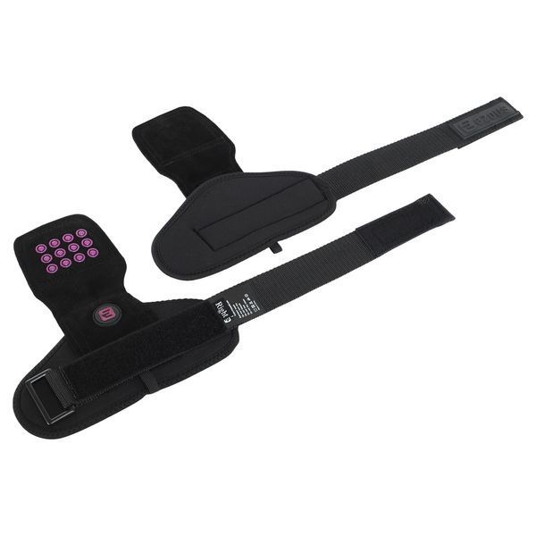 Накладки для подтягивания и тяги POWER GRASP EZOUS D-13 2шт черный-фиолетовый D-13 фото