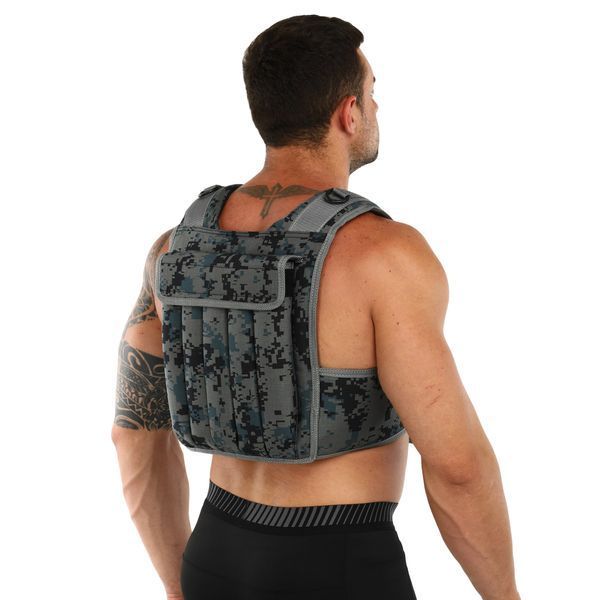 Жилет утяжелитель с регулируемым весом Zelart WEIGTH VEST TA-7806-15 вес-1,5-15кг камуфляж TA-7806-15 фото