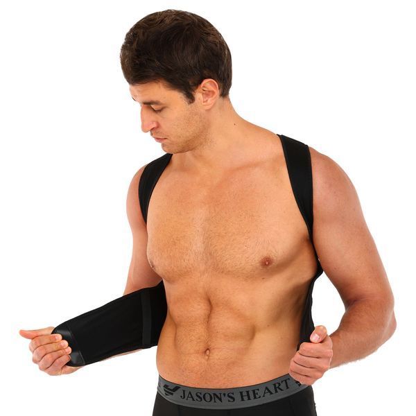 Корректор осанки для спины регулируемый MUTE STRAP SUPPORT 9040 черный 9040 фото