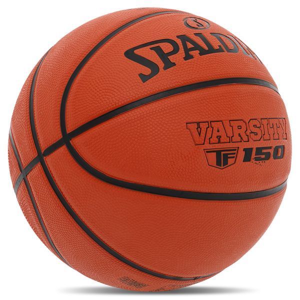 Мяч баскетбольный резиновый SPALDING TF-150 VARSITY 84421Y6 размер 6 оранжевый 84421Y6 фото