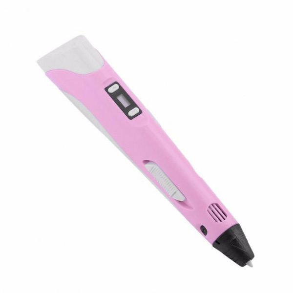 3D ручка Smart 3D Pen 2 c LCD дисплеем, Ручка 3d для развития внимания. Цвет: розовый ws78385-2-1 фото