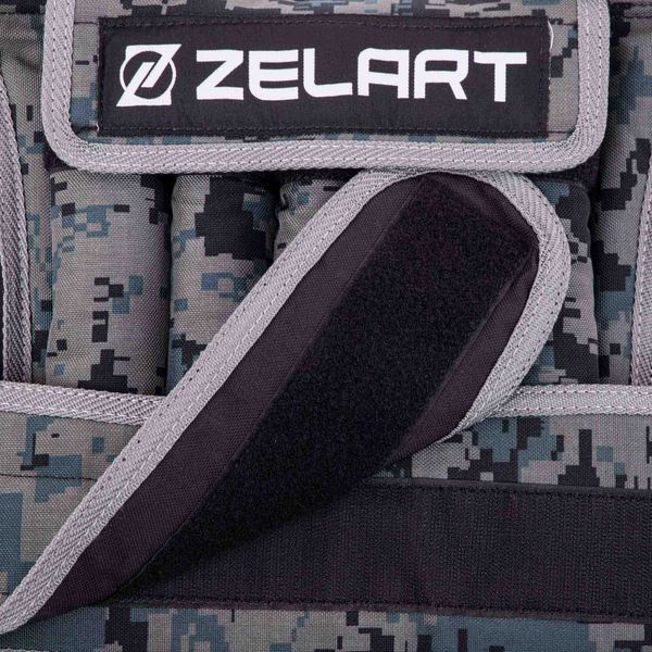 Жилет утяжелитель с регулируемым весом Zelart WEIGTH VEST TA-7806-15 вес-1,5-15кг камуфляж TA-7806-15 фото