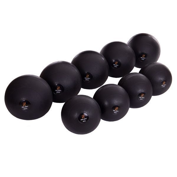 Слэмбол мяч набивной для кроссфита и фитнеса Slam Ball Zelart FI-2672-20 20кг черный FI-2672-20 фото
