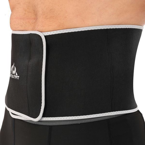 Пояс для похудения из композитной ткани Nano Hot Silver HEATOUTFIT ST-2148-M размер 100смх18смх3мм черный ST-2148-M фото