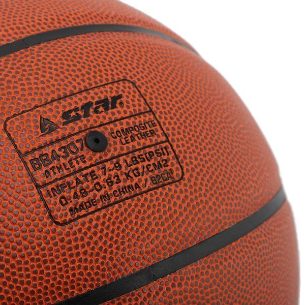 Мяч баскетбольный STAR ATHLETE BB4307 размер 7 оранжевый BB4307 фото