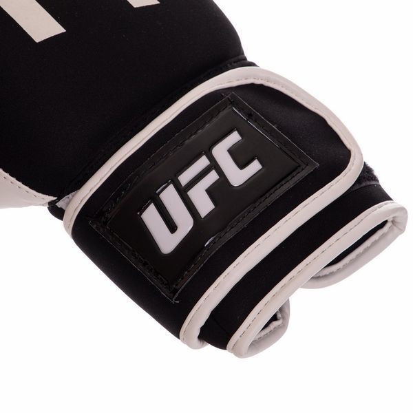 Перчатки боксерские на липучке неопреновые UFC PRO Washable UHK-75024 L белый UHK-75024 фото