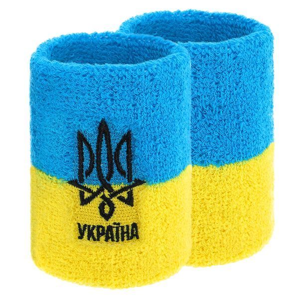Напульсник спортивный махровый впитывающий влагу УКРАЇНА BC-9273 1шт цвета в ассортименте BC-9273 фото