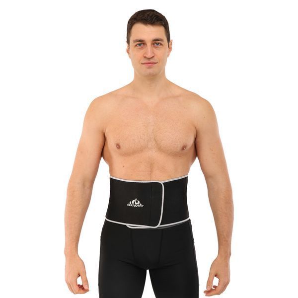 Пояс для похудения из композитной ткани Nano Hot Silver HEATOUTFIT ST-2148-M размер 100смх18смх3мм черный ST-2148-M фото