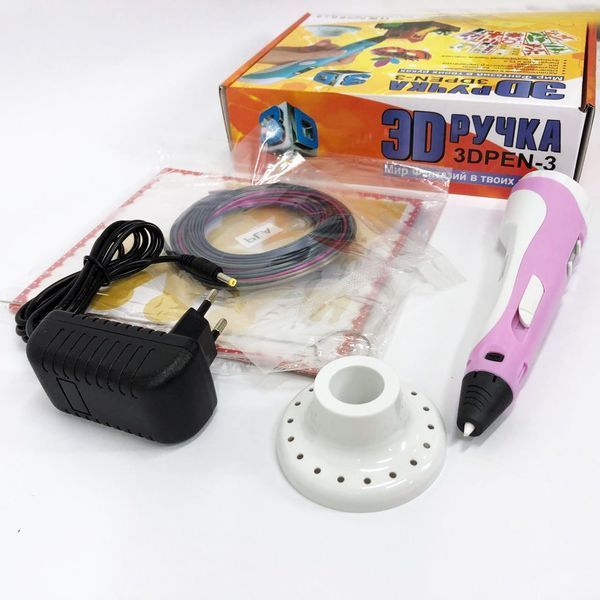 3D ручка Smart 3D Pen 2 c LCD дисплеем, Ручка 3d для развития внимания. Цвет: розовый ws78385-2-1 фото