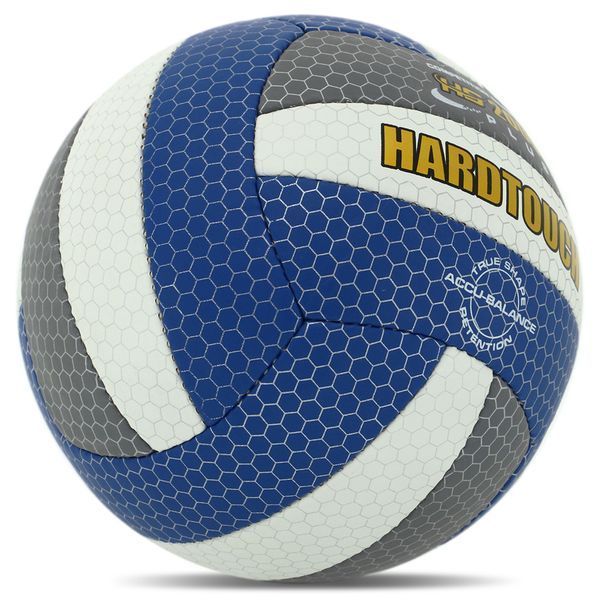 Мяч волейбольный HARD TOUCH VB-4387 №5 PU синий-серый-белый VB-4387 фото