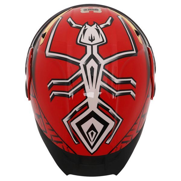 Мотошлем модуляр (flip-up) QKE M-8520 M-XL красный L M-8520 фото