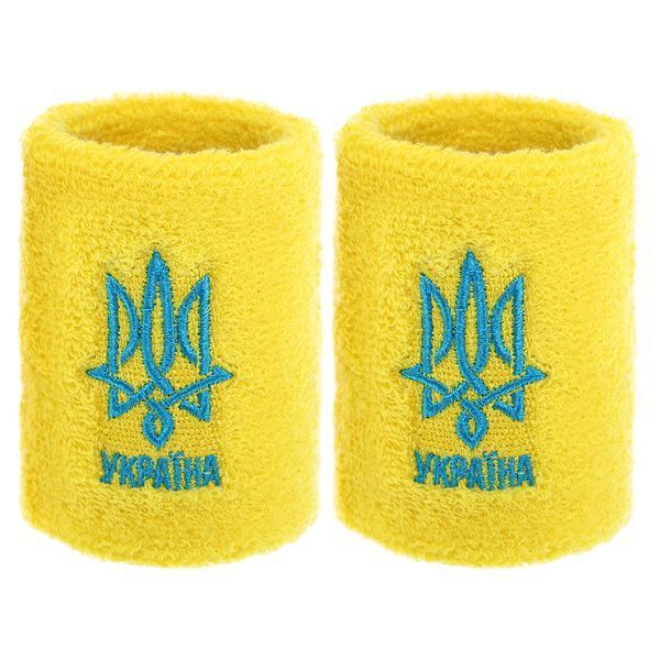 Напульсник спортивный махровый впитывающий влагу УКРАЇНА BC-9273 1шт цвета в ассортименте BC-9273 фото