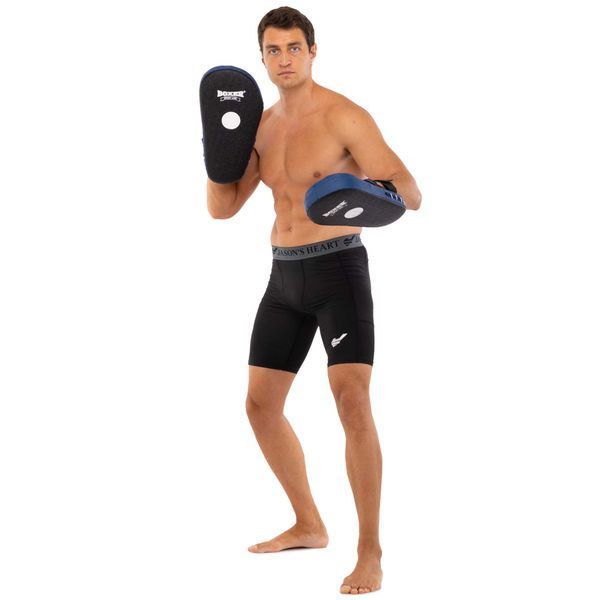 Лапа боксерська пряма подовжена тренувальна Кірза BOXER 2009-01 40х21х4,5см 2штуки кольори в асортименті 2009-01 фото