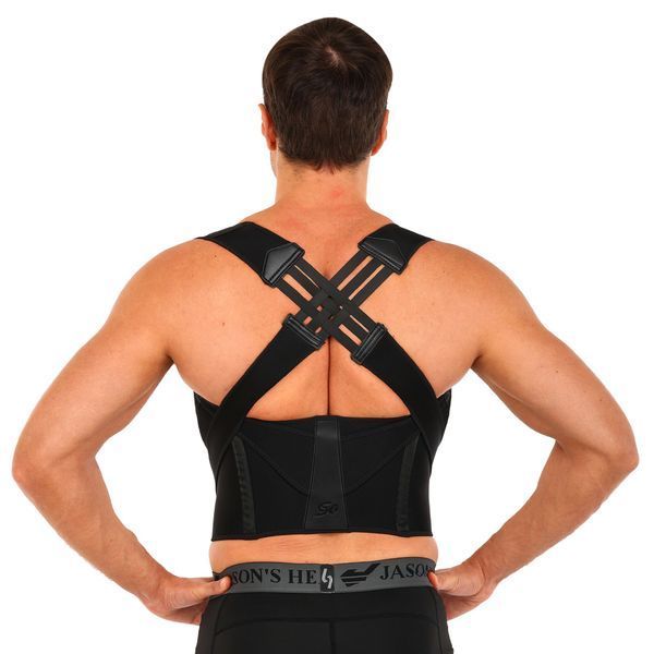 Корректор осанки для спины регулируемый MUTE STRAP SUPPORT 9040 черный 9040 фото