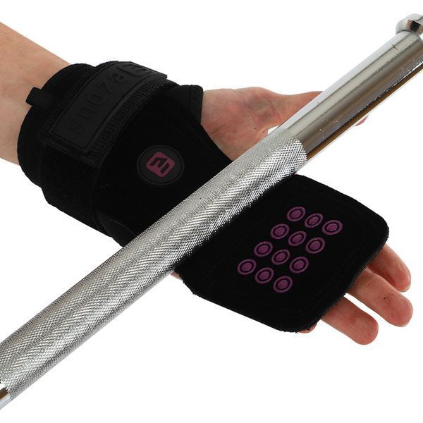 Накладки для подтягивания и тяги POWER GRASP EZOUS D-13 2шт черный-фиолетовый D-13 фото