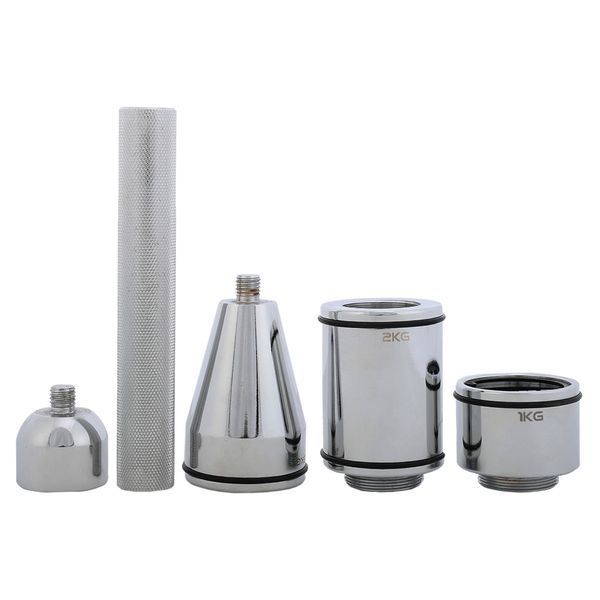 Бита стальная булава для кроссфита раздвижная Adjustable Macebell MDbuddy FI-2513 1шт вес 12кг хром FI-2513 фото