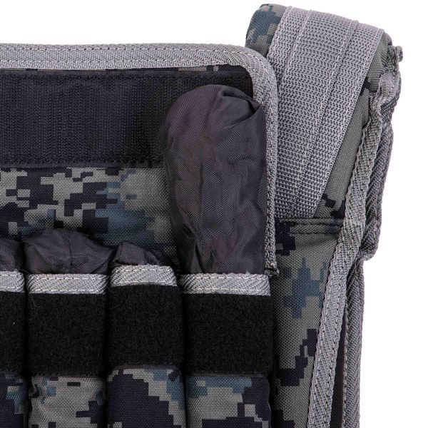 Жилет утяжелитель с регулируемым весом Zelart WEIGTH VEST TA-7806-15 вес-1,5-15кг камуфляж TA-7806-15 фото