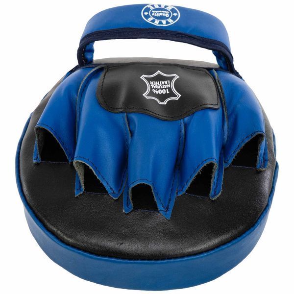 Лапа боксерська вигнута тренувальна шкіра BOXER 2010-01 19х23х4см 2штуки р. Універсальний розмір рукавички 2010-01 фото