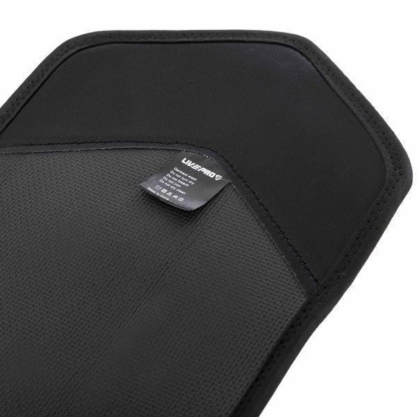 Пояс для тренажерного зала и похудения SWEAT WAIST TRIMMER LiveUp LP8718 размер 125x19,5x0,5см черный-серый LP8718 фото