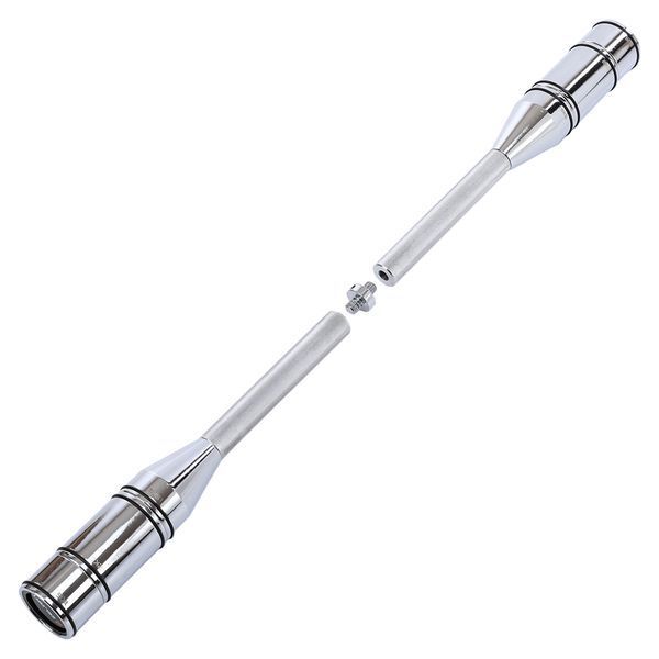 Бита стальная булава для кроссфита раздвижная Adjustable Macebell MDbuddy FI-2513 1шт вес 12кг хром FI-2513 фото