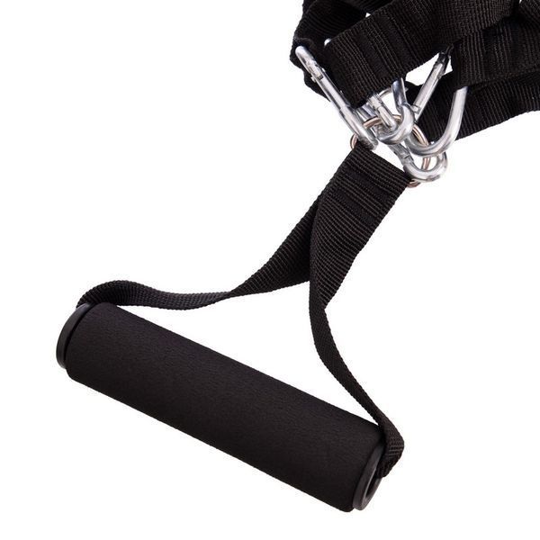 Эспандер многофункциональный для фитнеса 5 жгутов Resistance Band Zelart FI-6333 в чехле разноцветный FI-6333 фото