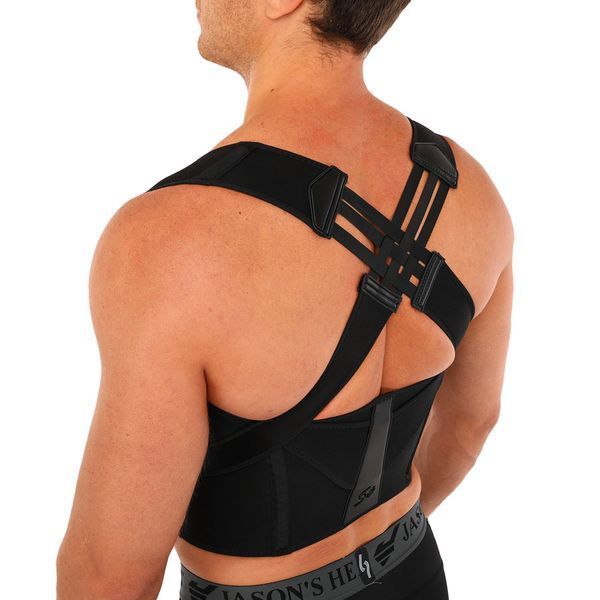 Корректор осанки для спины регулируемый MUTE STRAP SUPPORT 9040 черный 9040 фото