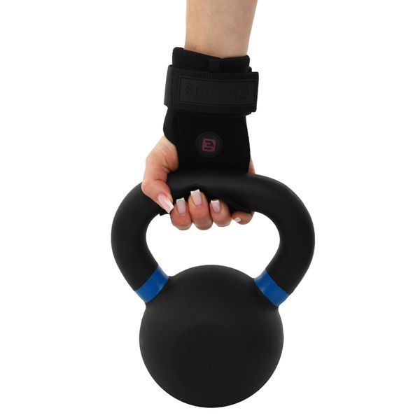 Накладки для подтягивания и тяги POWER GRASP EZOUS D-13 2шт черный-фиолетовый D-13 фото