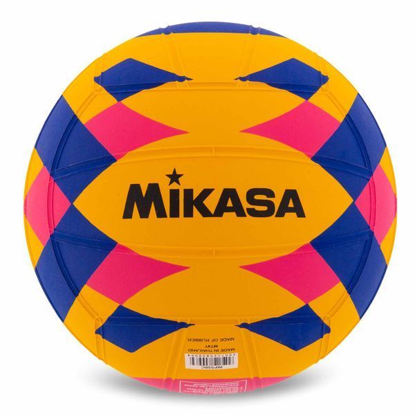 Мяч для водного поло MIKASA WP550C №5 желтый-синий-розовый WP550C фото