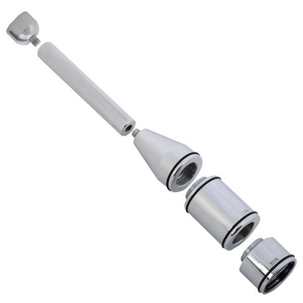 Бита стальная булава для кроссфита раздвижная Adjustable Macebell MDbuddy FI-2513 1шт вес 12кг хром FI-2513 фото