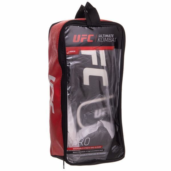 Перчатки боксерские на липучке неопреновые UFC PRO Washable UHK-75024 L белый UHK-75024 фото