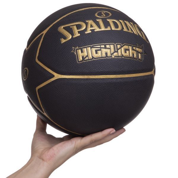 Мяч баскетбольный SPALDING HIGHLIGHT 76869Y размер 7 черный 76869Y фото