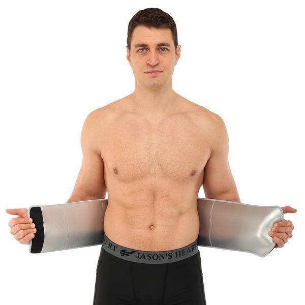 Пояс для похудения из композитной ткани Nano Hot Silver HEATOUTFIT ST-2148-M размер 100смх18смх3мм черный ST-2148-M фото