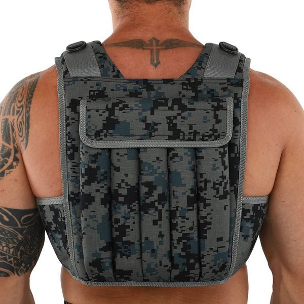 Жилет утяжелитель с регулируемым весом Zelart WEIGTH VEST TA-7806-15 вес-1,5-15кг камуфляж TA-7806-15 фото