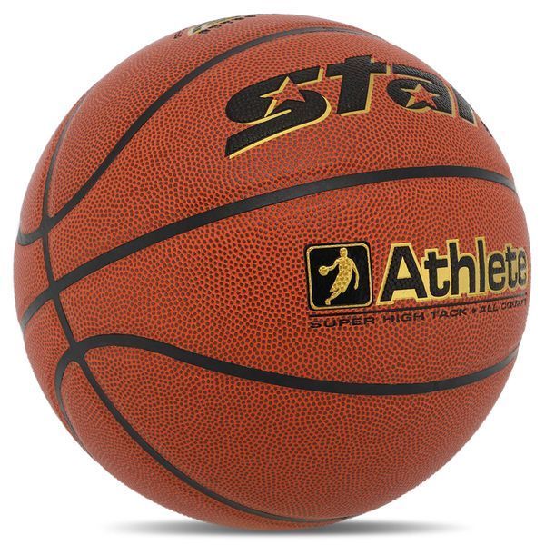 Мяч баскетбольный STAR ATHLETE BB4307 размер 7 оранжевый BB4307 фото