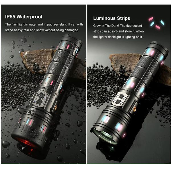 Фонарь AK177-WHITE LASER LED PM60-TG, Топ-фонарик фонарик светодиодный аккумуляторний портативный ws77173 фото