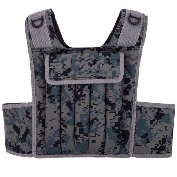 Жилет утяжелитель с регулируемым весом Zelart WEIGTH VEST TA-7806-15 вес-1,5-15кг камуфляж TA-7806-15 фото