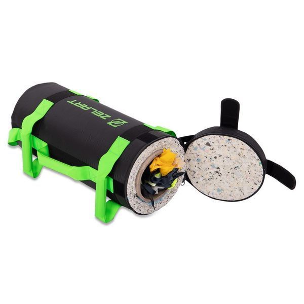 Мешок утяжелитель для функционального тренинга Power Bag Zelart TA-7825-10 10кг черный-зеленый TA-7825-10 фото