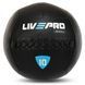 Мяч набивной медицинский для кроссфита WALL BALL LiveUp LP8103-10 10кг черный LP8103-10 фото 1
