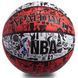 Мяч баскетбольный резиновый SPALDING NBA GRAFFITI 83574Z размер 7 красный-серый 83574Z фото 1